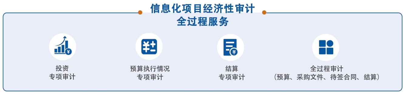 信息化項(xiàng)目經(jīng)濟(jì)性審計(jì)全過(guò)程服務(wù)